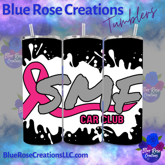 Speed Mob Family - SMF - Breast Cancer Tumbler